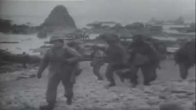 U.S. and Allied troops invades Kiska, Alaska, USA during Operation Cottage in August 1943