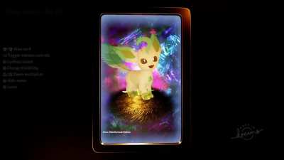 Leafeon full art card recreation
