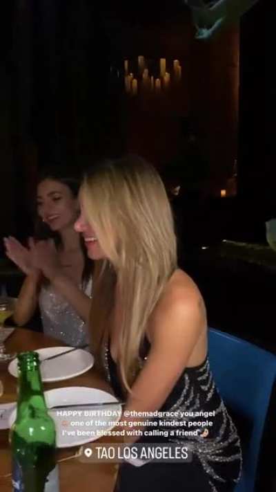Singing &ldquo;Happy birthday&rdquo; to Maddie