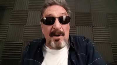 RIP John McAFee "suicide in prison"