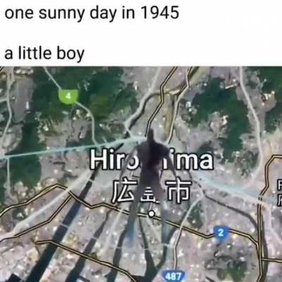 Little boy goes boom