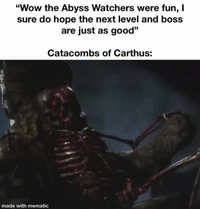 For legal reasons this is a joke. I actually do like Catacombs of Carthus… mostly