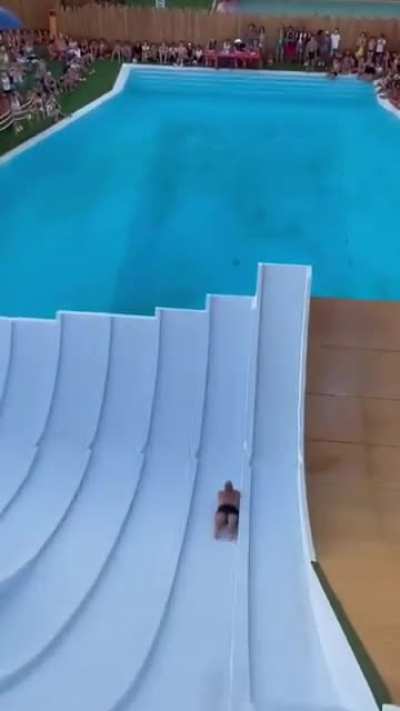 HMB while I slide to make a cute dive.