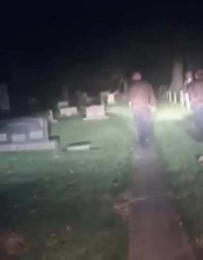What's scary about a cemetary?