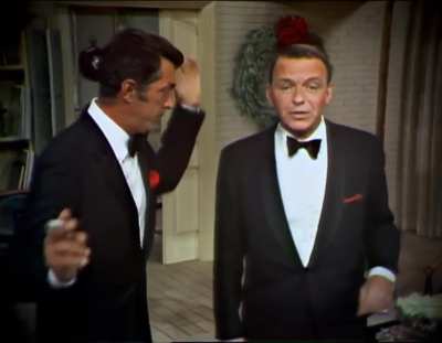 Dean Martin and Frank Sinatra performing &ldquo;A Marshmallow World&rdquo; in 1967: