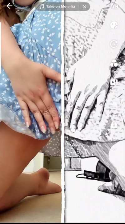 My tits and pussy in the sketch trend