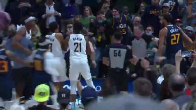 [Highlight] A Skirmish breaks out in the backcourt between Gobert and Turner