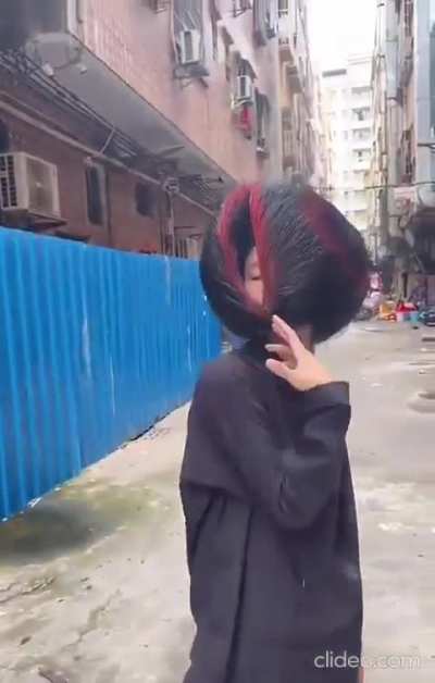 the hair helmet