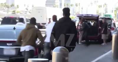 Rapper, 6ix9ine, and His Crew Fight LA Gang Members at LAX Airport (2018)