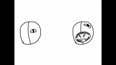 My cursed Ena image collection! (ft. The meatball man)