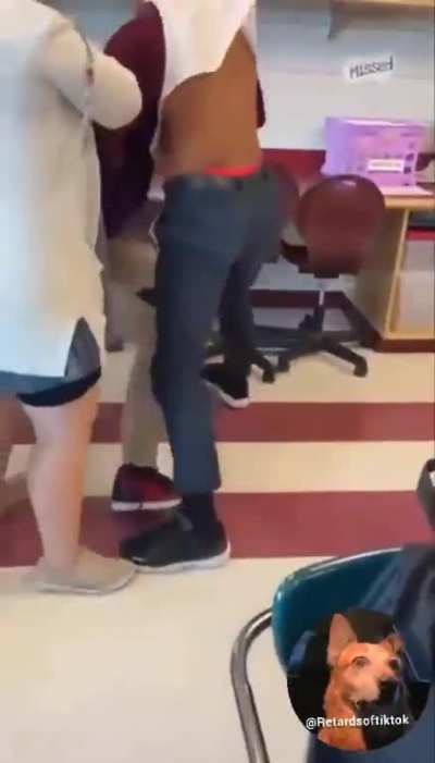 School fight.