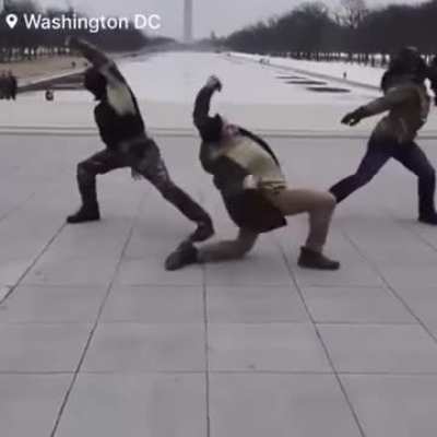 Interpretive dance about the shooting of Alex Pretti and Renee Good