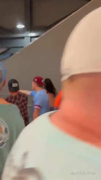 Chick fight at Luke Combs concert at Lincoln Financial Field in Philadelphia