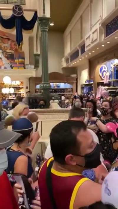 Today is Magic Kingdom's 50th Anniversary and people went nuts this morning for commemorative merchandise