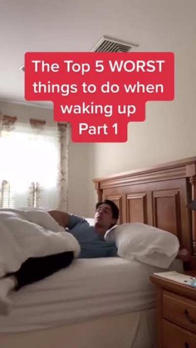 eating when you wake up can also be bad