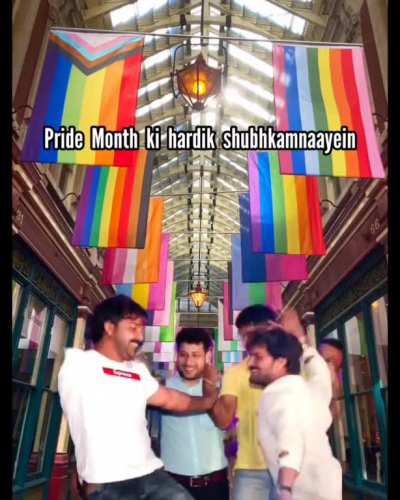 Bhojpuriya paride munth ki hardik shubhkamnaayein 🤗💏🏾🏳️&zwj;🌈
