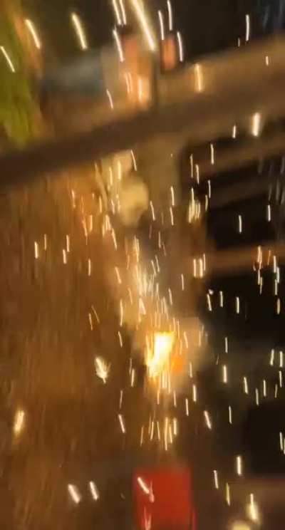 Lighting a fire with a dragons breath shotgun
