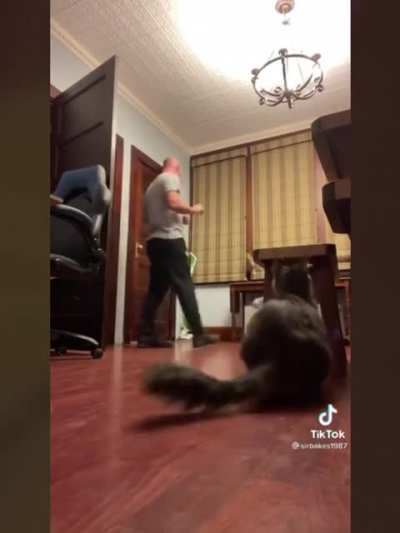 Girl pranks Guy with dog toy attached to fishing line! Makes him believe it&rsquo;s a snake&hellip;🐍😂 (via: sirbakes1987)