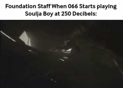 "You could not live with your own boredom. And where did that bring you? Back to SCP."