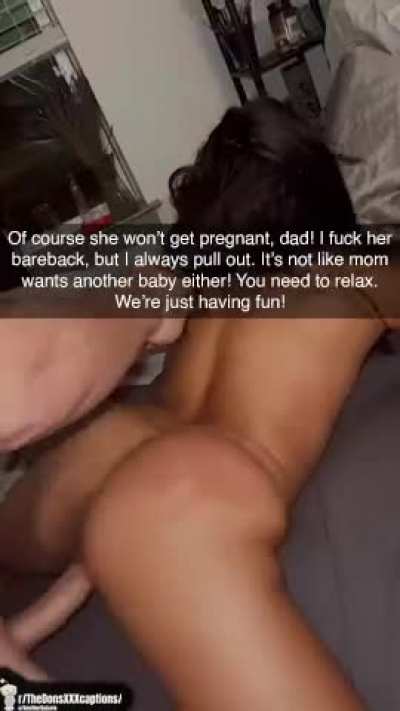 I had to calm down my dad after he understood I was mom&rsquo;s new bull
