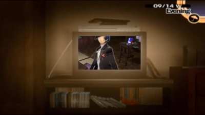 Yu looking into the midnight channel