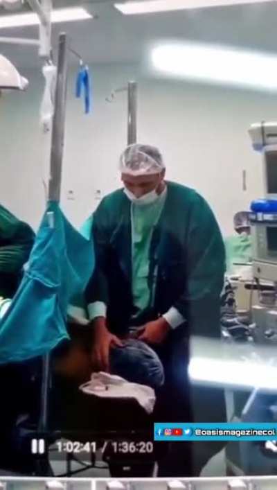 Scumbag anesthesiologist orally rapes patient while she's sedated during surgery - Happened in Colombia
