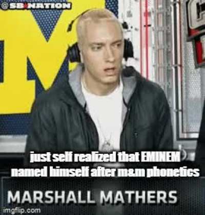 I swear I had no idea ,also cuz m&m and hip-hop culture isn't that widespread in my country