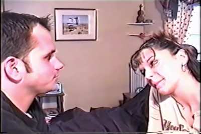 sexy smoker tries to convince her anti-smoking boyfriend that her cigarettes aren't that bad. part 1