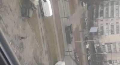 City street battle