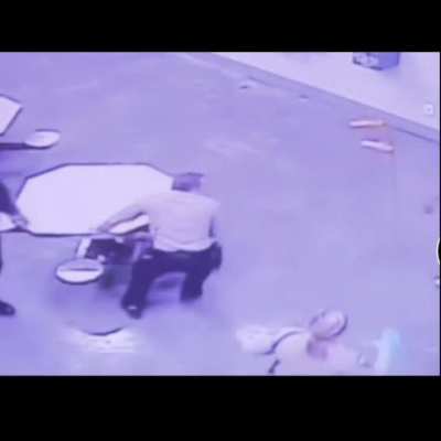 Prisoner decides to do a backflip escape from the guards