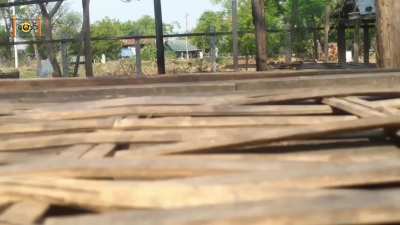 (May 13) 2 Myanmar Army Jammer APCs Escorting Copper Trucks from the Wang Pao Company hit  IEDs set by Local People's Defense Forces in Salingyi Township, Sagaing Region