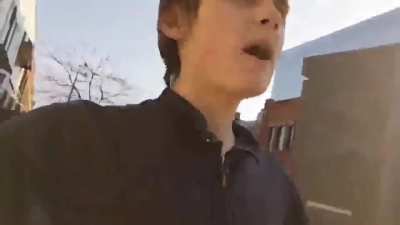 guy records himself saying slurs