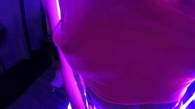 Love the way lights show whats under my new sheer tank top!