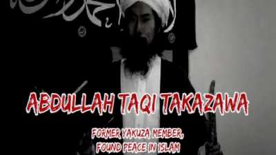 Japanese Yakuzer finds peace in Islam (half oc, made an intro to stolen pic)