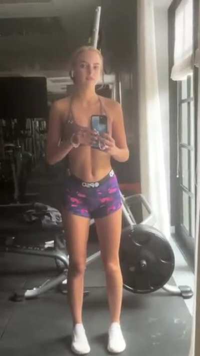 sweet at the gym