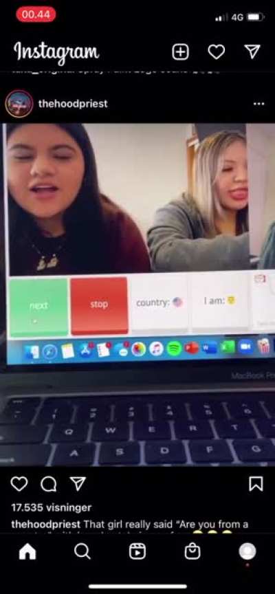 Asking US citizens to name 5 countries