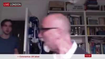 Just a British father showing some British love for his son