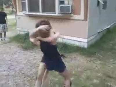 Girl in the first fight was me crazy times back then