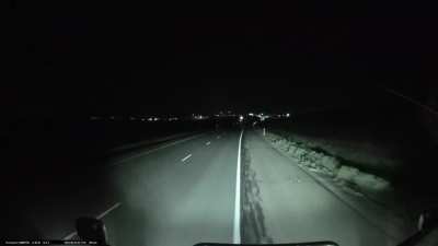 First wrong way driver in 425,590 miles...I could not tell that they where on my side until the last minute.