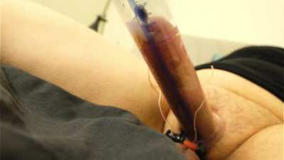 Cum in the pump