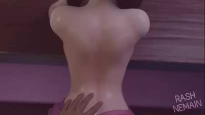 DVa Doggystyle Squirt Creampie (RashNemain)
