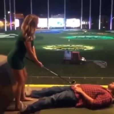 HMC while I whack this guy with a golf club