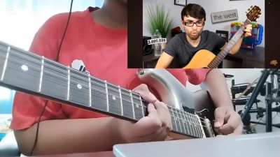 I soloed on Steve T's Country Song