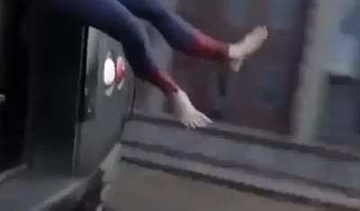 Spiderman saves another day