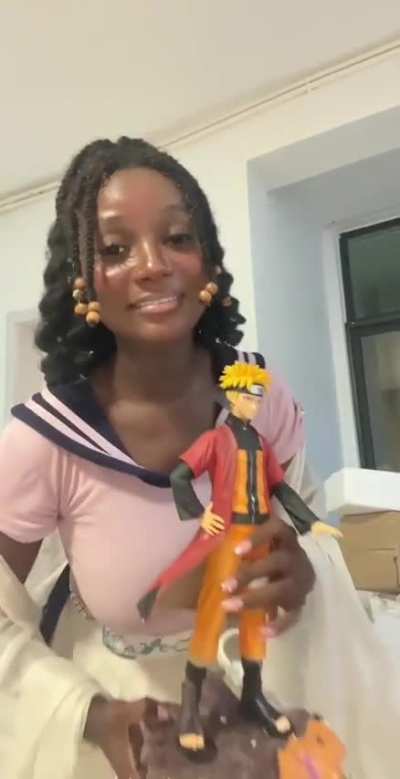 Yeah, it's official she LOVES doing that
