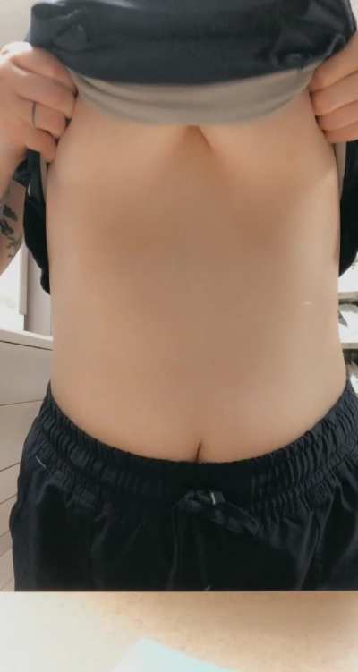 I wear a compression bra that&rsquo;s two sizes too small while I&rsquo;m at work, so none of my patients *really* know how big they are 🤫