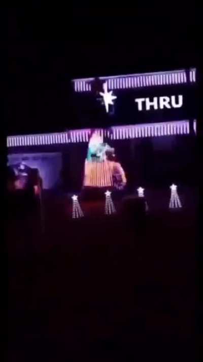 I’ve never seen a Christmas light show quite like this
