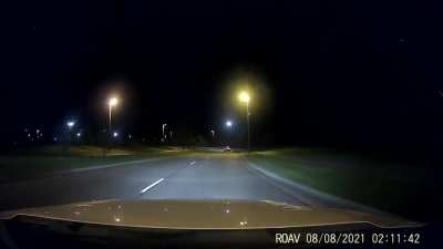 This guy almost killed me while going the wrong way on a divided highway