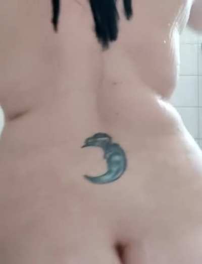 Enjoying my shower