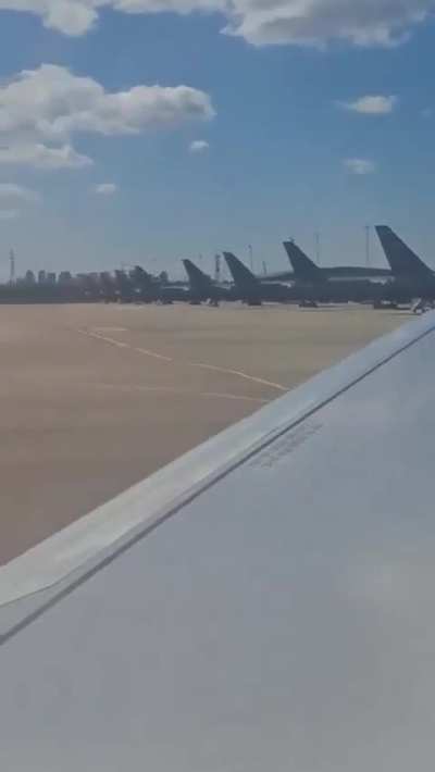 At least nine American refueling tankers arrived at Ben Gurion Airport overnight as part of the United States&rsquo;s massive buildup of military forces in the Middle East. In all, 14 US refuelers arrived at Ben Gurion in the past week.